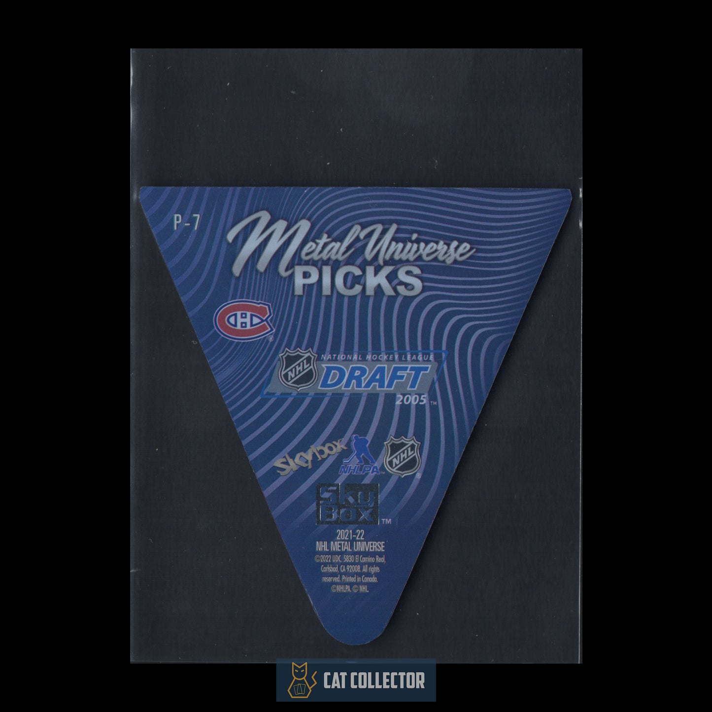 2021-22 SkyBox Metal Universe CAREY PRICE #P-7 Picks