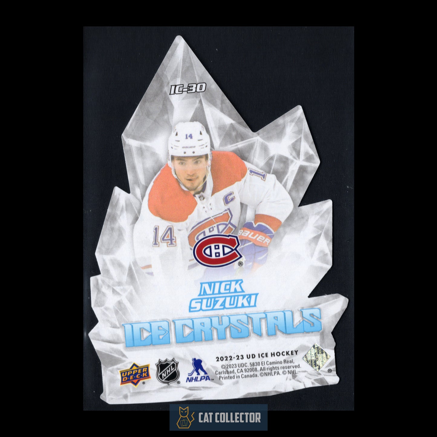 2022-23 Upper Deck Ice NICK SUZUKI #IC-30 Ice Crystals Die-Cut