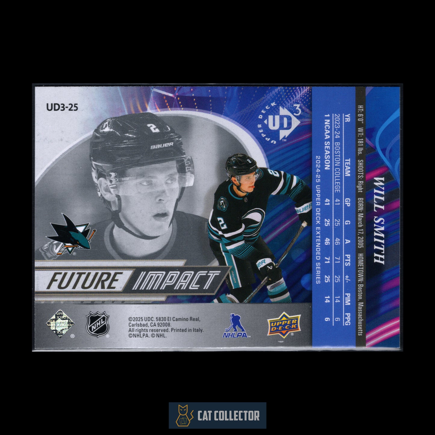 2024-25 UD Extended series WILL SMITH #UD3-25 Future Impact RC