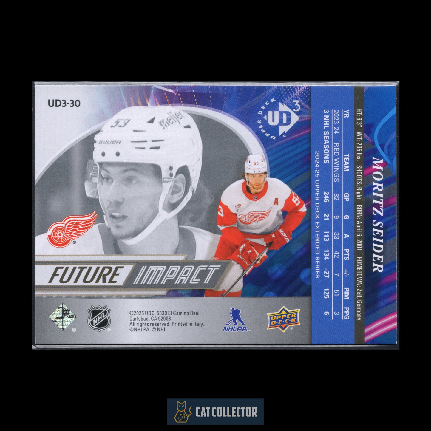 2024-25 Upper Deck Extended series MORITZ SEIDER #UD3-30 Future Impact