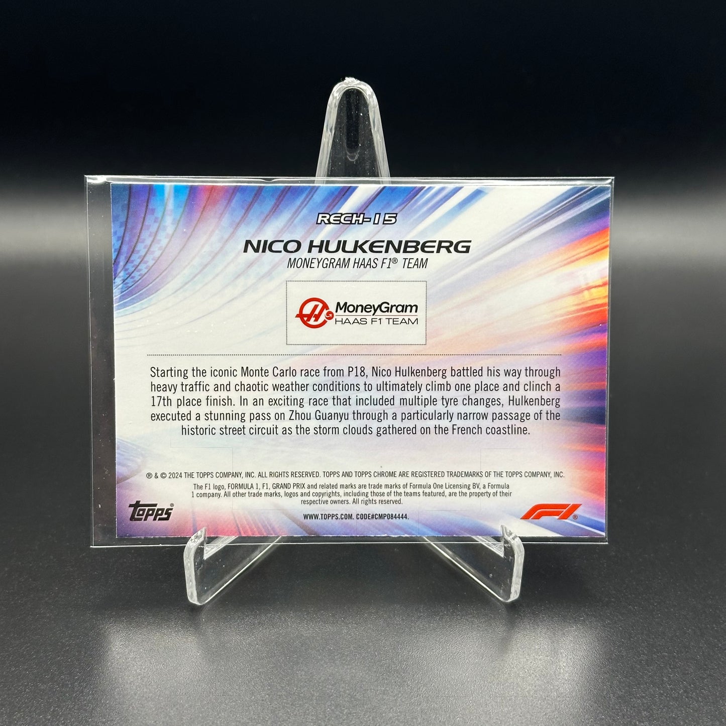 2024 Topps Chrome Formula 1 NICO HULKENBERG #RECH-15 Re-Charged