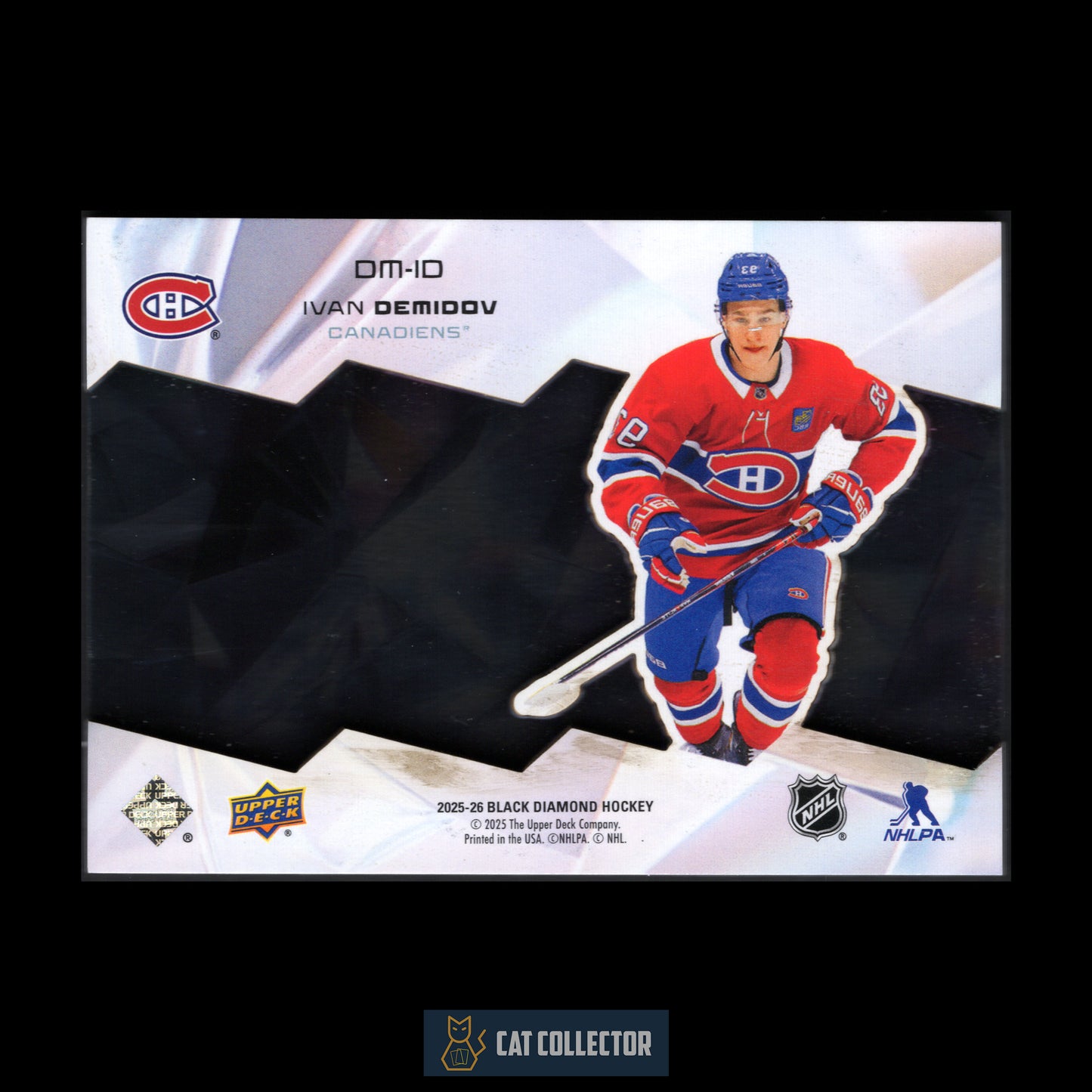 2025-26 UD Black Diamond IVAN DEMIDOV #DM-ID Diamond Might Rookie RC /99