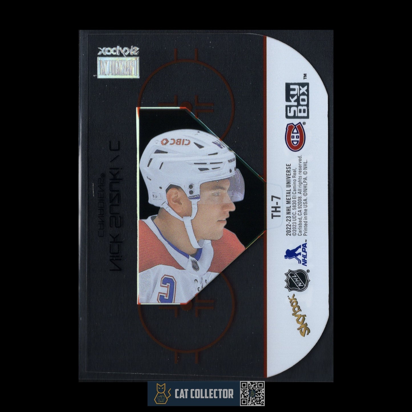 2022-23 SkyBox Metal Universe NICK SUZUKI #TH-7 The House - Montreal Canadiens