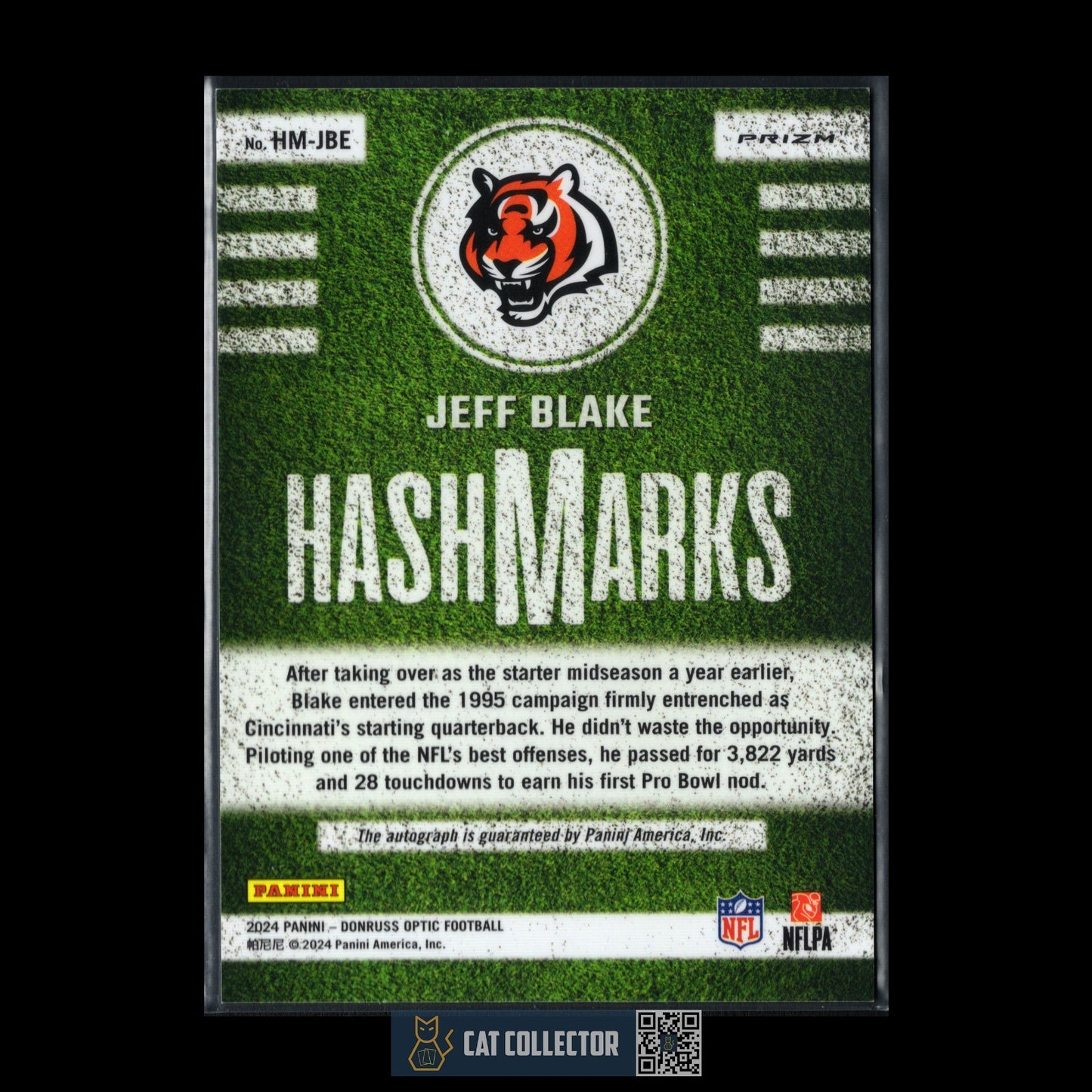 2024 Panini Donruss JEFF BLAKE #HM-JBE Hashmarks Auto Prizm