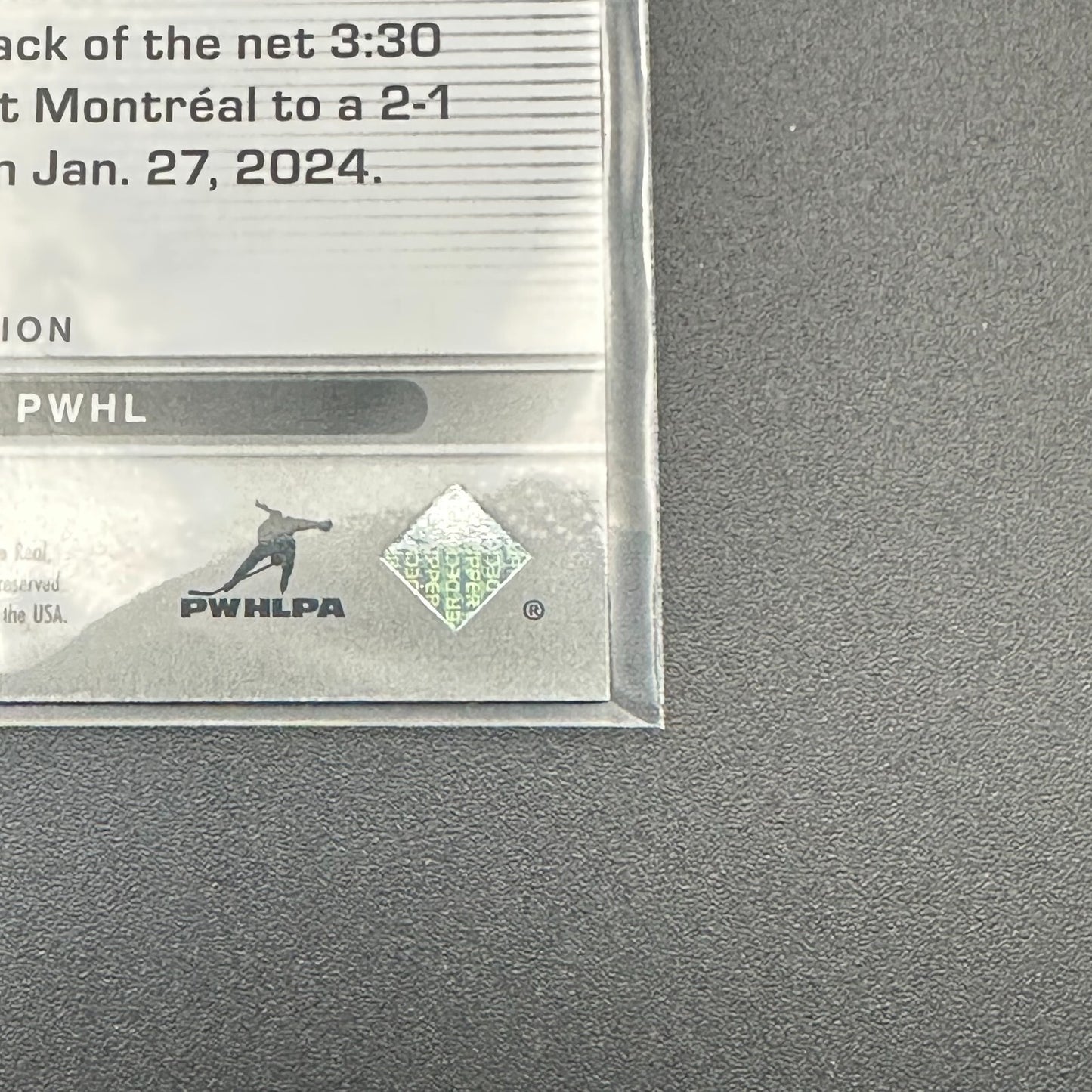 2024-25 UD PWHL MAUREEN MURPHY #57 Young Guns Outburst RC - 1st EDITION!