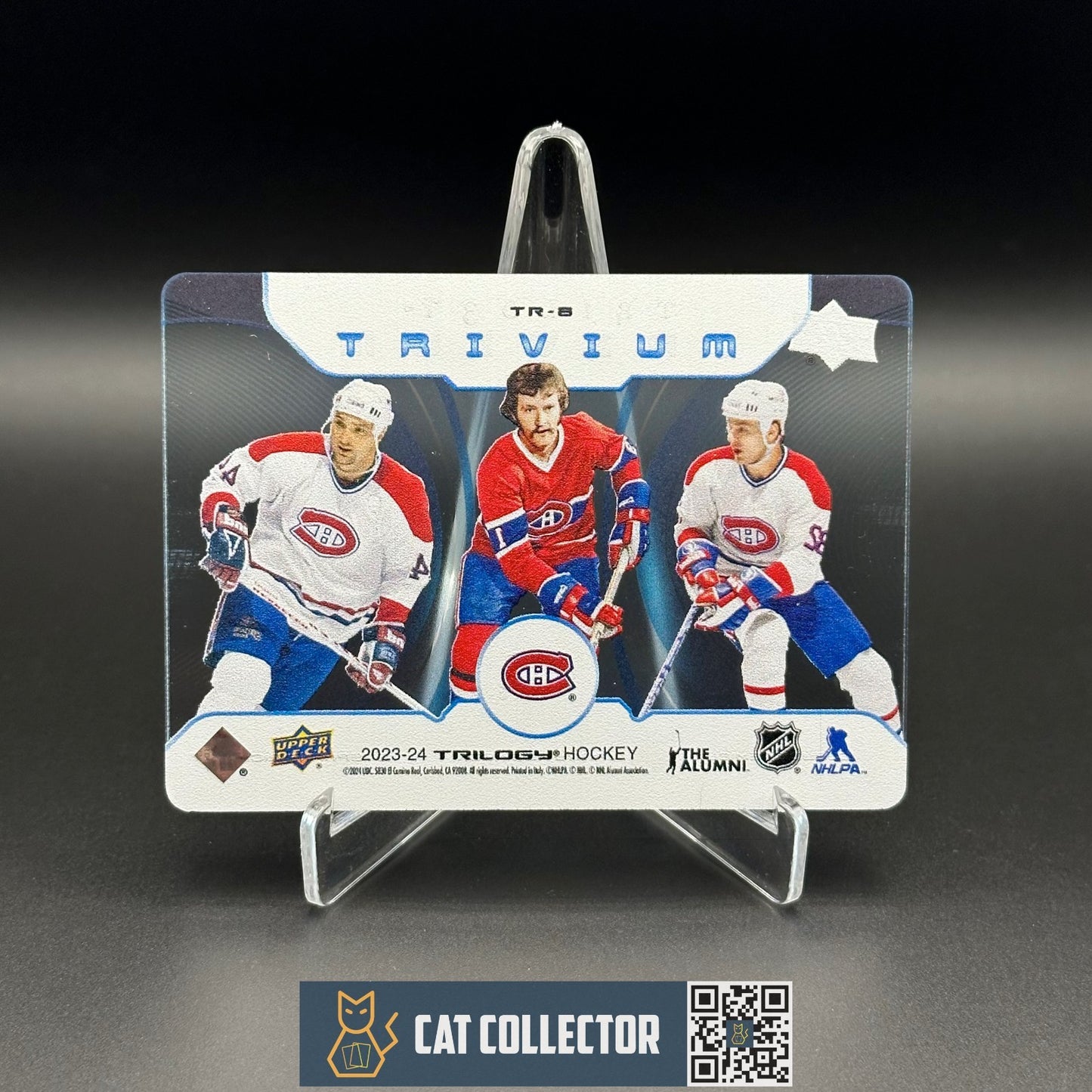 2023-24 UD Trilogy CLAUDE LEMIEUX / LARRY ROBINSON / STEPHANE RICHER #TR-5