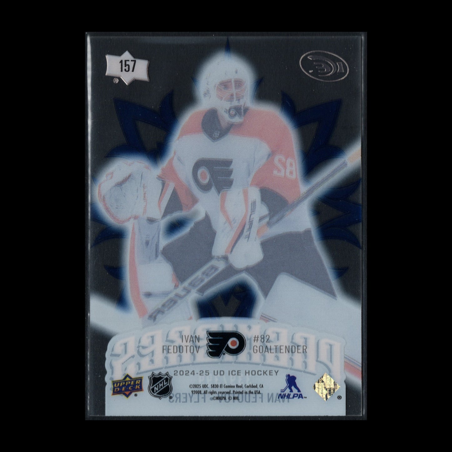 2024-25 UD Ice IVAN FEDOTOV #157 Premieres Blue parallel RC /399