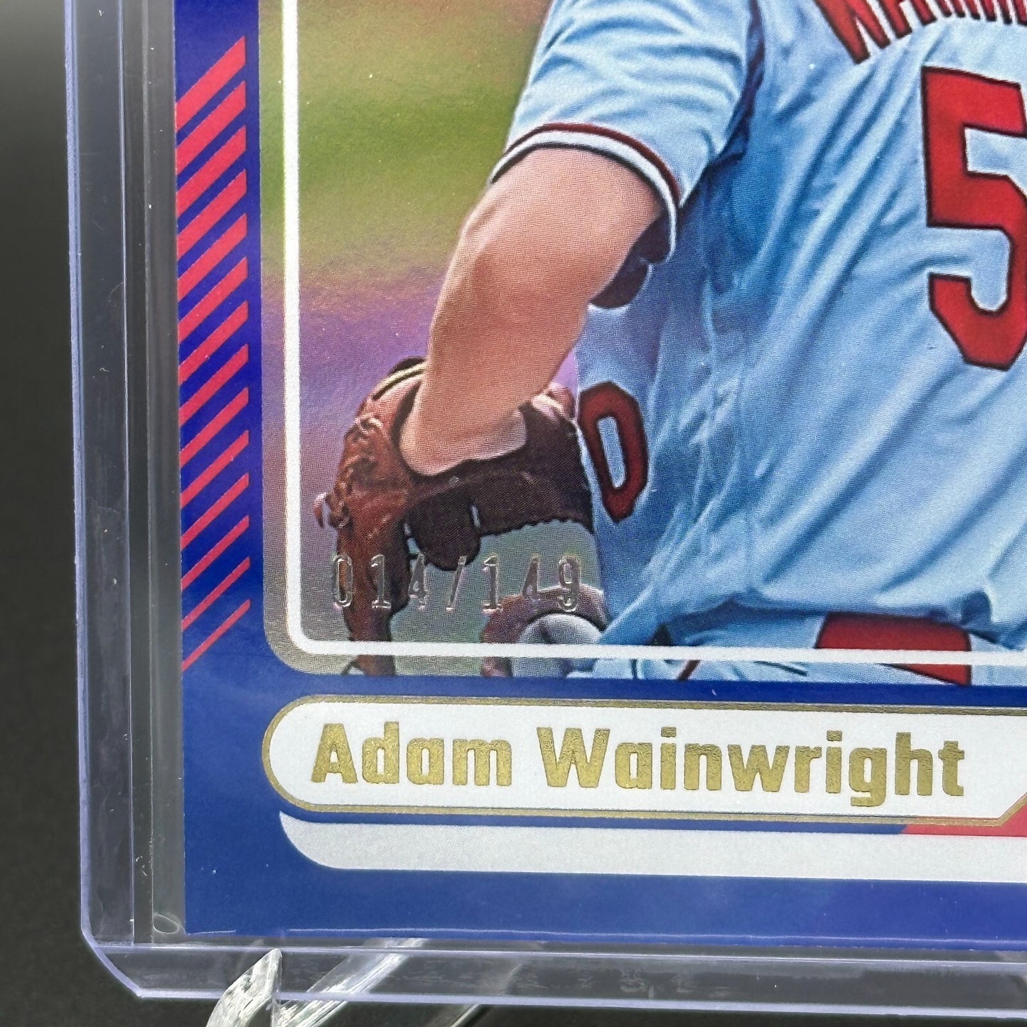 2024 Panini Donruss ADAM WAINWRIGHT #10 Blue parallel 14/149 St. Louis Cardinals