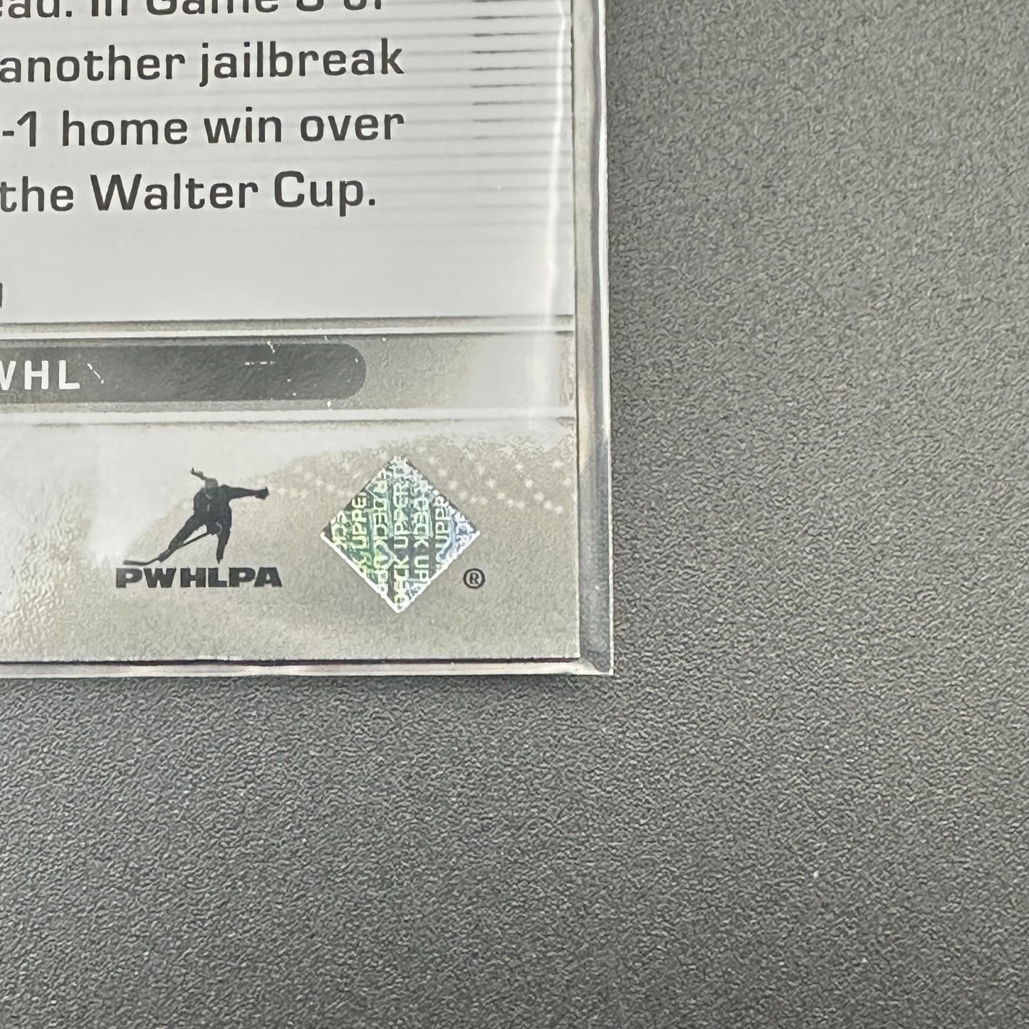 2024-25 Upper Deck PWHL GRACE ZUMWINKLE #52 Young guns RC - 1st EDITION!