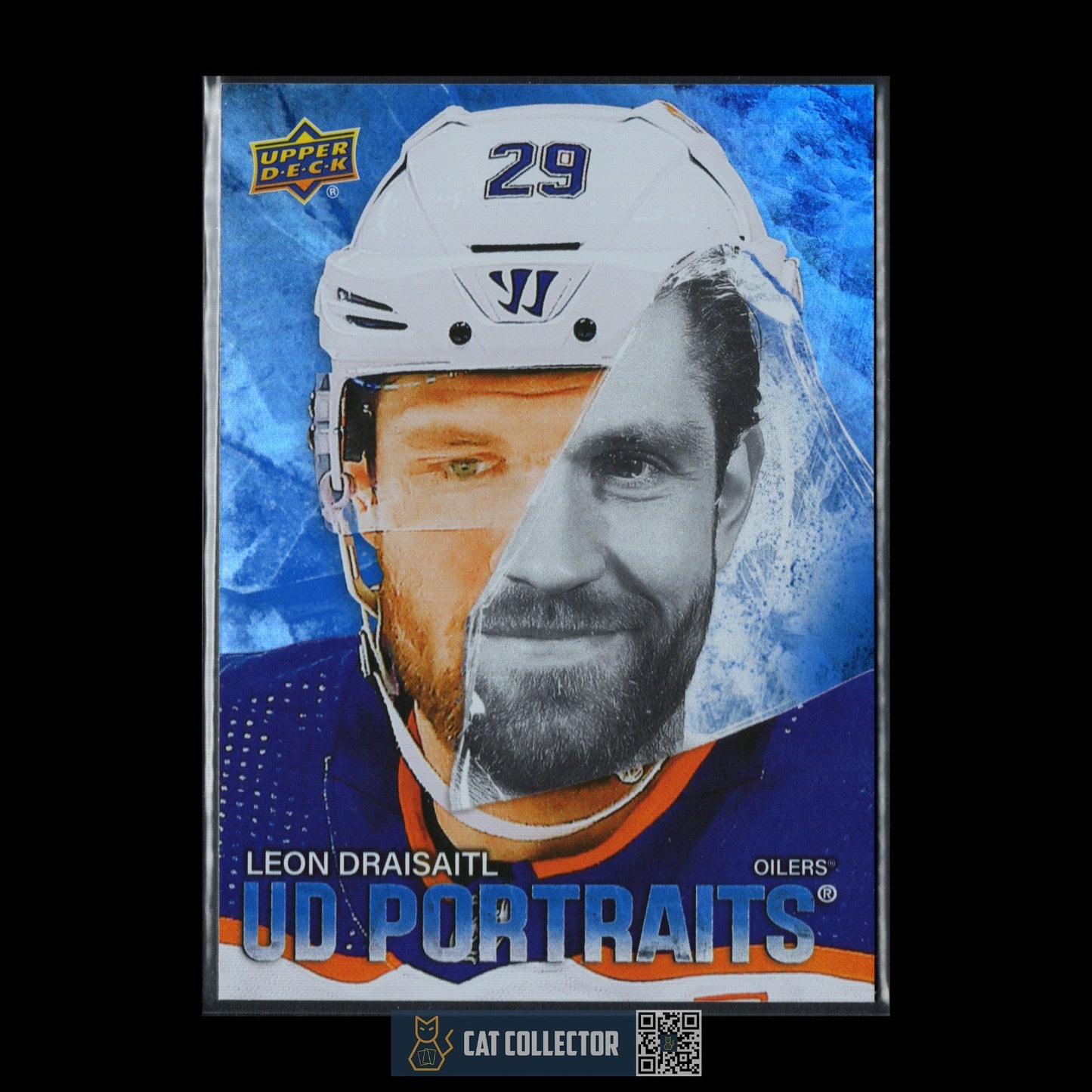 2025-26 UD Series 1 LEON DRAISAITL #P-30 UD Portraits - Edmonton Oilers