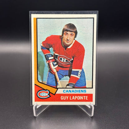1974-75 Topps GUY LAPOINTE #70 Montreal Canadiens