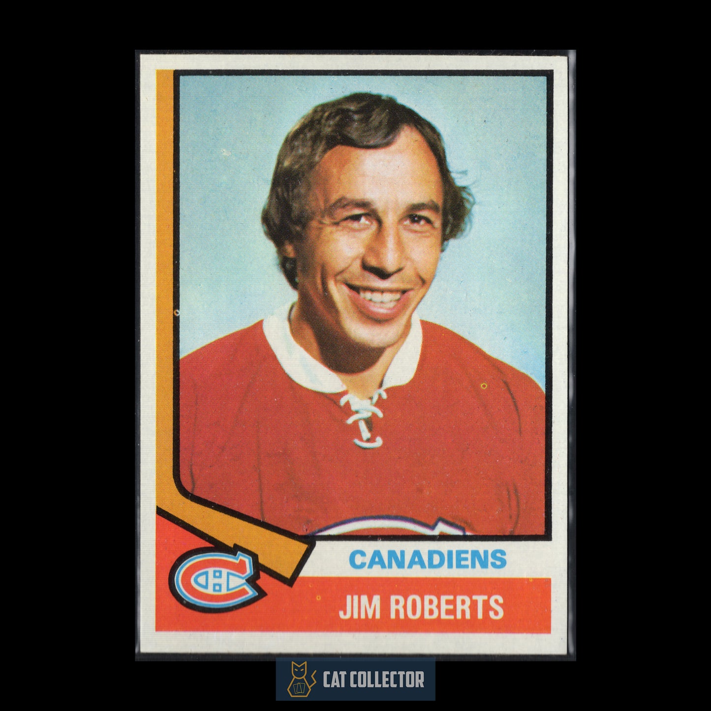 1974-75 Topps JIM ROBERTS #78 Montreal Canadiens