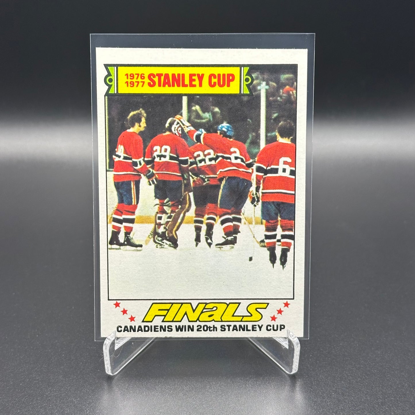 1977-78 Topps CANADIENS WIN 20TH STANLEY CUP #264