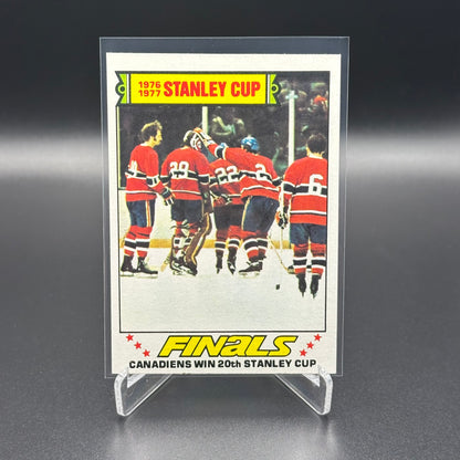 1977-78 Topps CANADIENS WIN 20TH STANLEY CUP #264