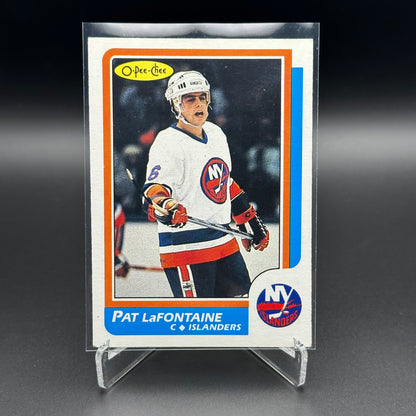 1986-87 O-Pee-Chee PAT LAFONTAINE #2