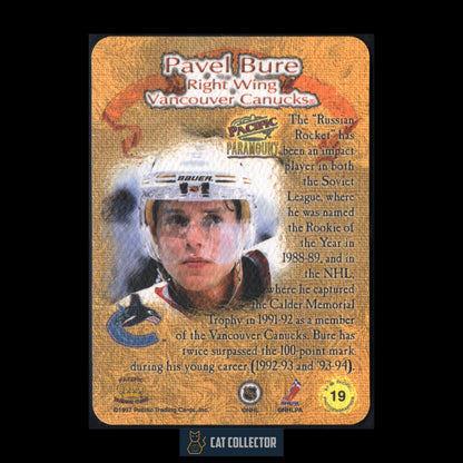 1997-98 Pacific Paramount PAVEL BURE #19 Photoengraving