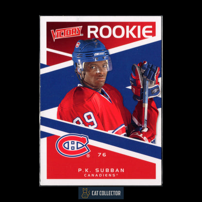 2010-11 UD Victory P.K SUBBAN #228 Rookie RC