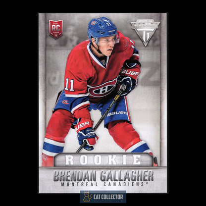 2013-14 Panini Titanium BRENDAN GALLAGHER #J-9 Jumbo Rookie RC