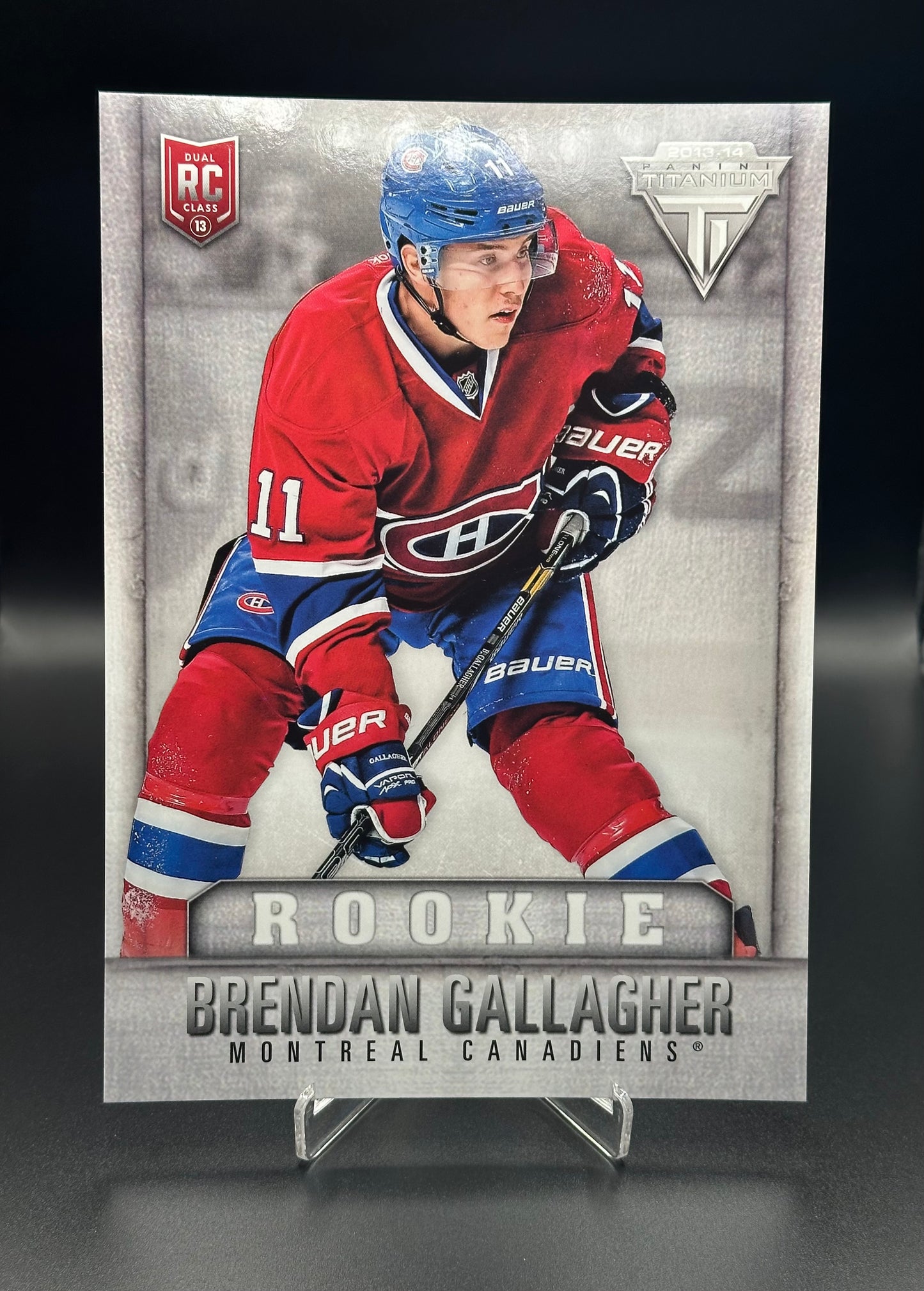 2013-14 Panini Titanium BRENDAN GALLAGHER #J-9 Jumbo Rookie RC