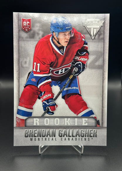 2013-14 Panini Titanium BRENDAN GALLAGHER #J-9 Jumbo Rookie RC