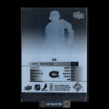 2013-14 Upper Deck Trilogy LARRY ROBINSON #C25 Crystal Greats