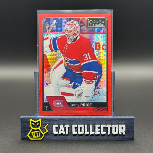 2016-17 O-Pee-Chee Platinum CAREY PRICE #125 Red Prism /199