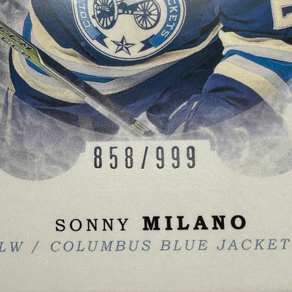 2016-17 UD Artifacts SONNY MILANO #162 Rookie RC /999