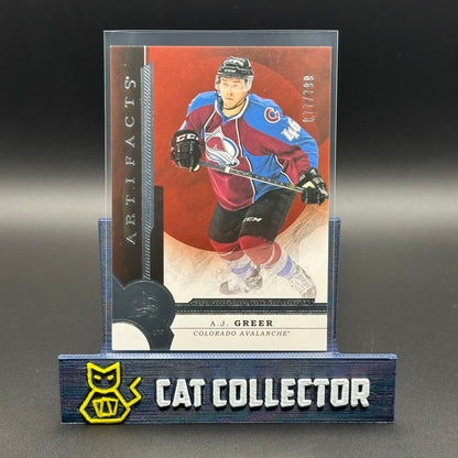 2016-17 UD Artifacts A.J. GREER #RED188 Rookie Redemption RC /799