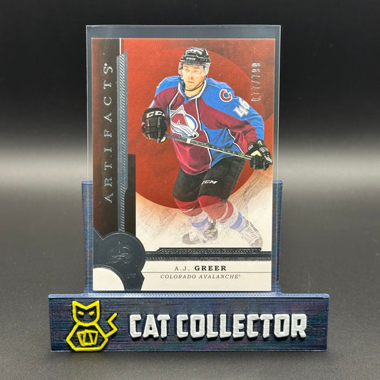 2016-17 UD Artifacts A.J. GREER #RED188 Rookie Redemption RC /799