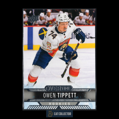 2017-18 Upper Deck Overtime OWEN TIPPETT #166 Rookie RC