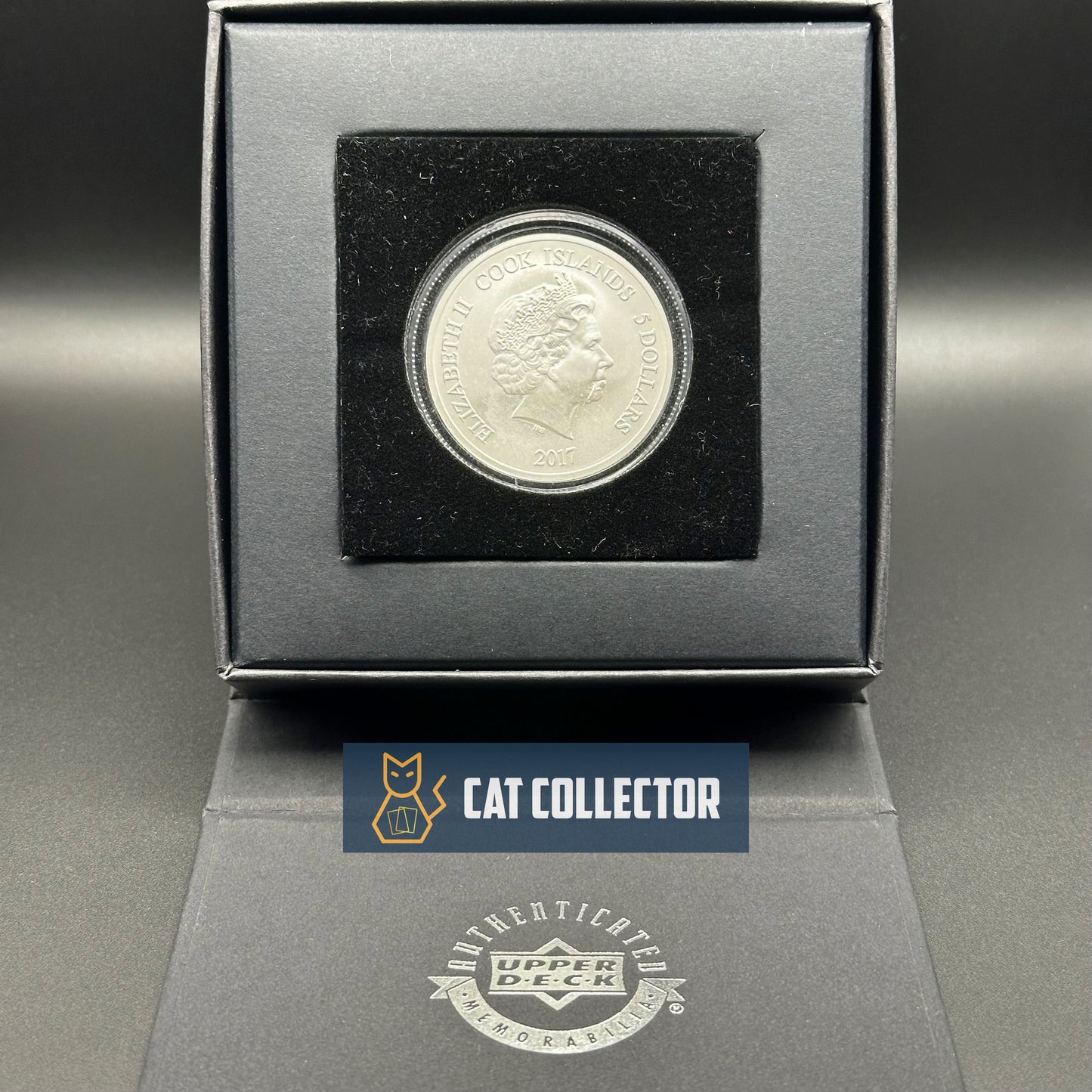2017 UD Grandeur Coin Collection PATRICK KANE 1oz. Silver Colored /5000