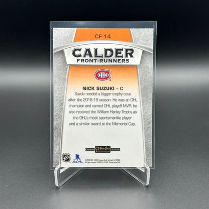 2019-20 O-Pee-Chee Platinum NICK SUZUKI #CF-14 Calder Front-Runners Rookie RC