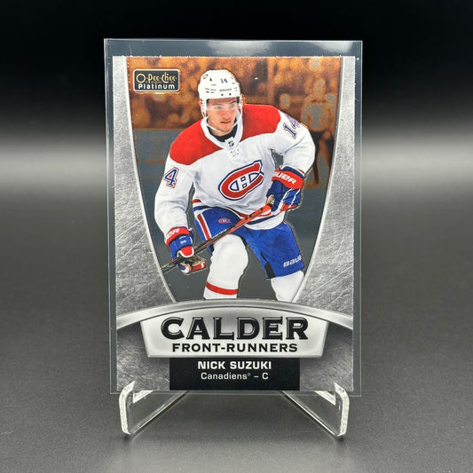 2019-20 O-Pee-Chee Platinum NICK SUZUKI #CF-14 Calder Front-Runners Rookie RC
