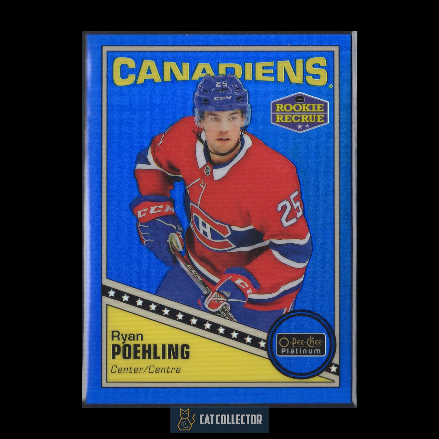 2019-20 O-Pee-Chee Platinum RYAN POEHLING #R-56 Retro Blue Rainbow RC /149