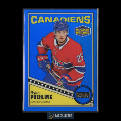 2019-20 O-Pee-Chee Platinum RYAN POEHLING #R-56 Retro Blue Rainbow RC /149