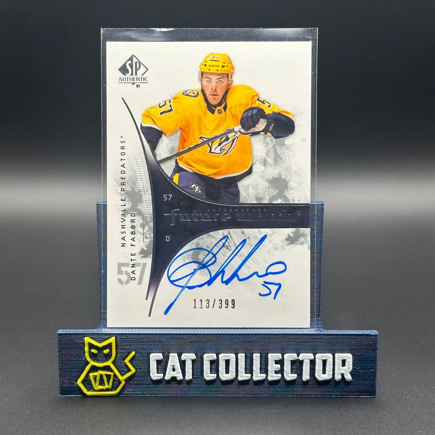 2019-20 UD SP Authentic DANTE FABBRO #RFWA-DF Retro Future Watch Auto RC /399