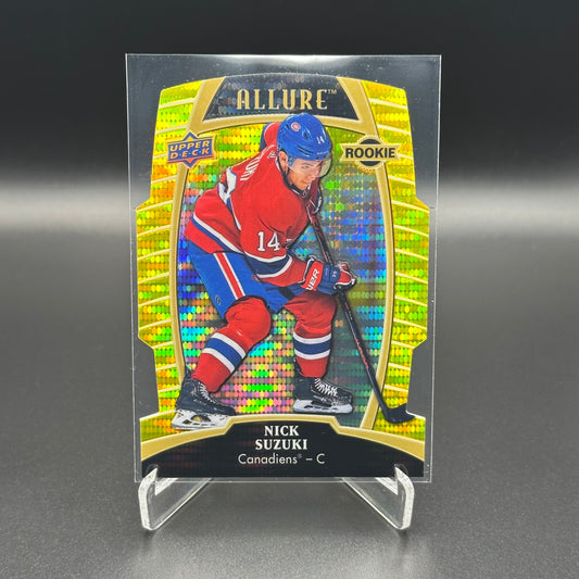 2019-20 Upper Deck Allure NICK SUZUKI #91 Yellow Taxi RC