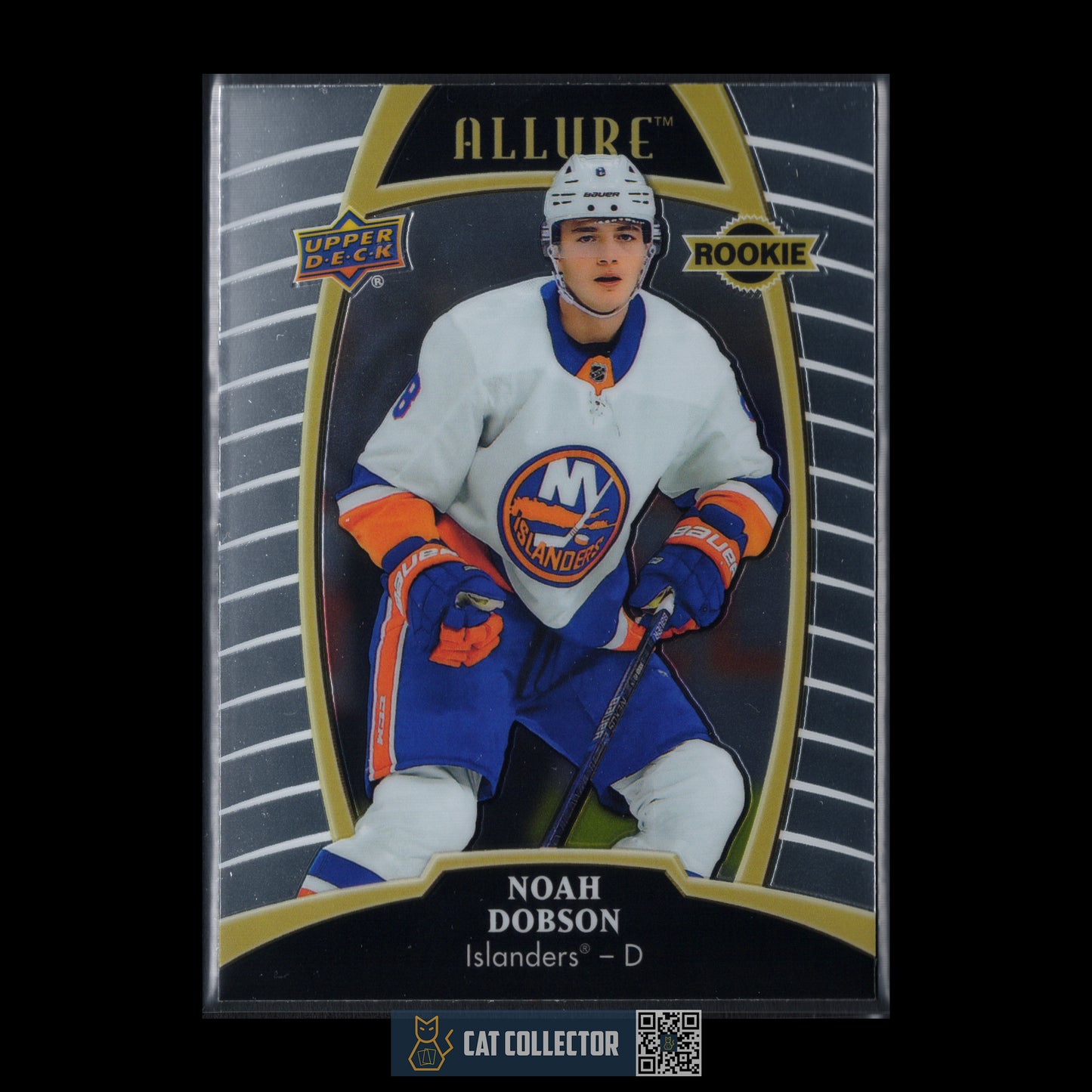 2019-20 UD Allure NOAH DOBSON #95 Rookie RC