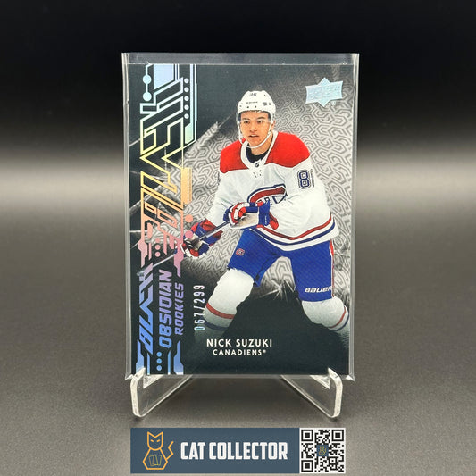 2019-20 Upper Deck SPx NICK SUZUKI #R-NS Black Obsidian Rookies RC /299
