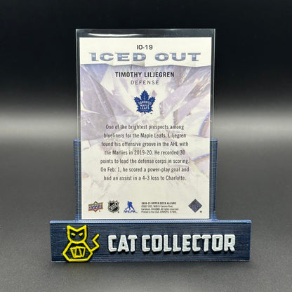 2020-21 UD Allure TIMOTHY LILJEGREN #IO-19 Iced Out