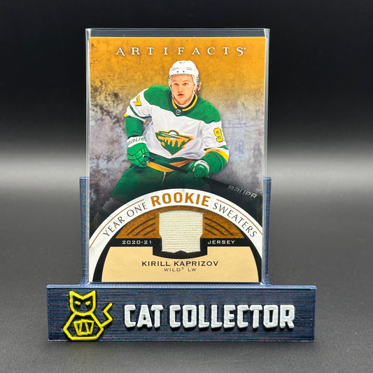 2020-21 UD Artifacts KIRILL KAPRIZOV #RS-KK Year One Rookie Sweaters Jersey RC
