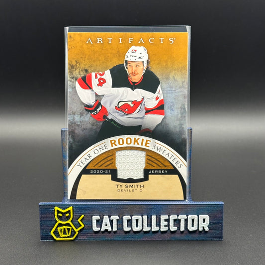 2020-21 UD Artifacts TY SMITH #RS-SM Year One Rookie Sweaters Jersey RC