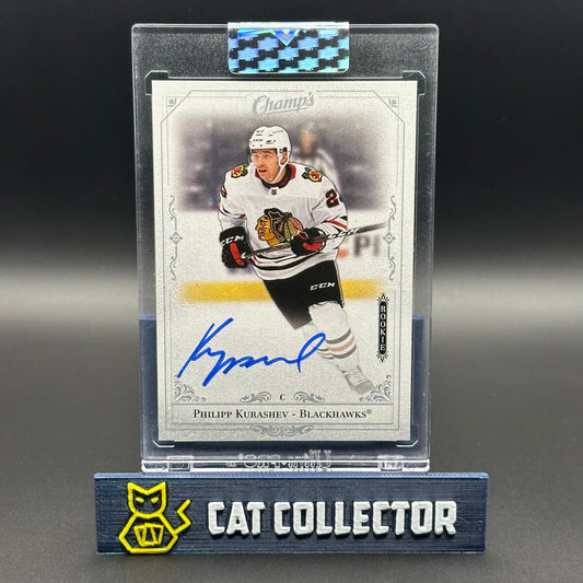 2020-21 UD Clear Cut PHILIPP KURASHEV #C-KU Champ's Rookie RC Auto