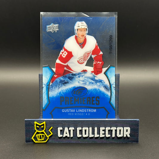 2020-21 UD Ice GUSTAV LINDSTROM #102 Premieres /1299 Rookie RC