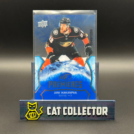 2020-21 UD Ice JANI HAKANPAA #114 Premieres /1299 Rookie RC