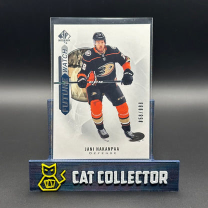 2020-21 UD SP Authentic JANI HAKANPAA #150 Future Watch RC /999