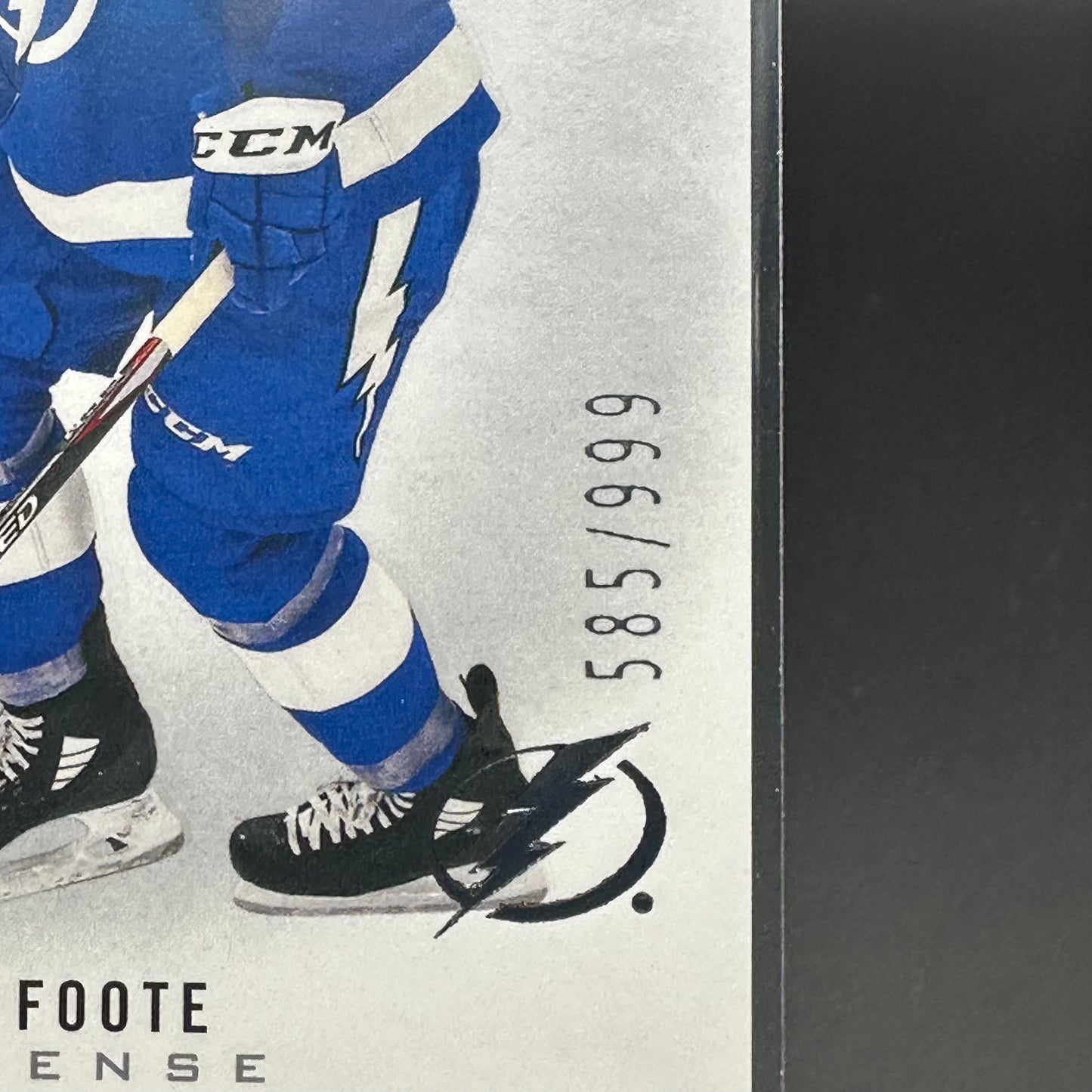 2020-21 UD SP Authentic CAL FOOTE #201 Future Watch RC /999