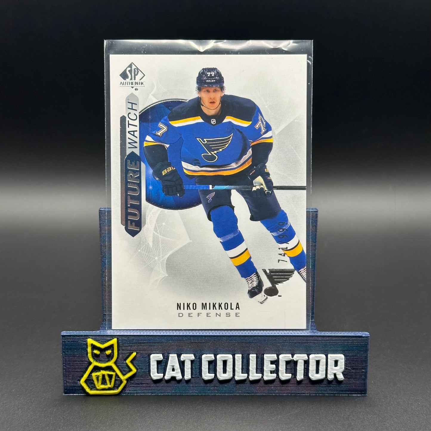 2020-21 UD SP Authentic NIKO MIKKOLA #228 Future Watch RC /999