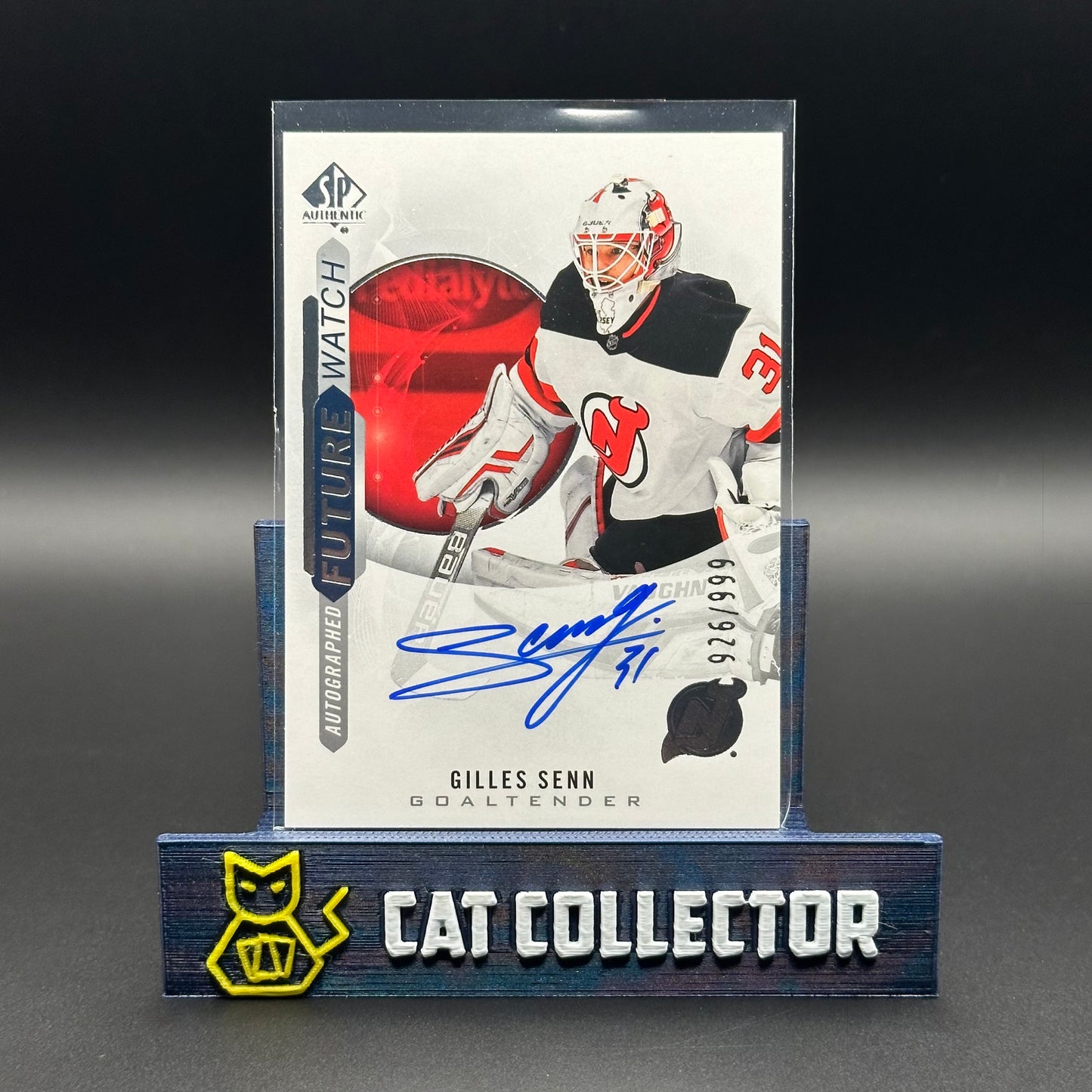 2020-21 UD SP Authentic GILLES SENN #229 Future Watch Auto RC /999