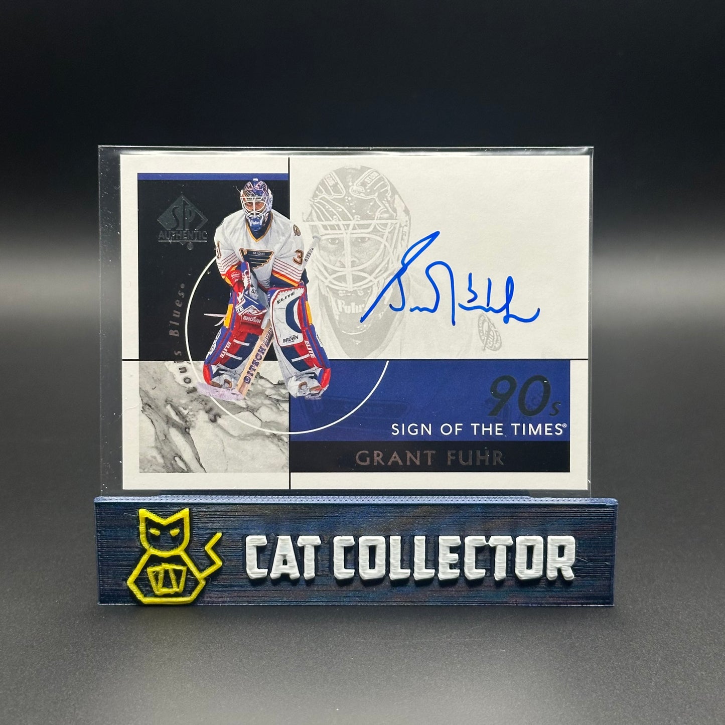 2020-21 UD SP Authentic GRANT FUHR #ST90-GF 90s Sign of the Times Auto